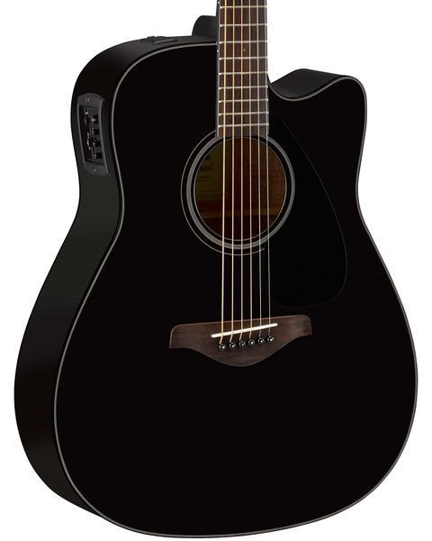 Электроакустическая гитара YAMAHA FGX800C (Black) 719297602065 фото