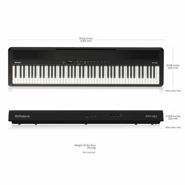 Цифровое пианино Roland FP-40 BK с Wi-Fi 719297602993 фото