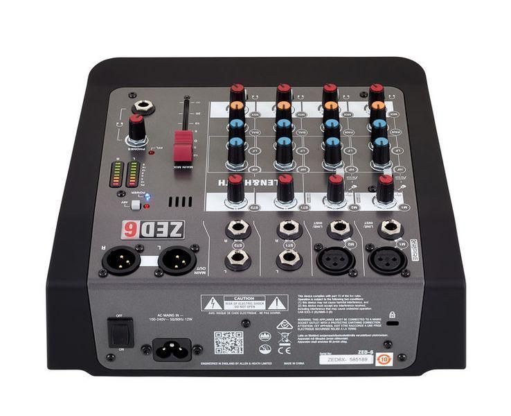Микшерный пульт Allen&Heath ZED-6 719297601266 фото
