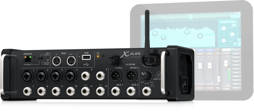 Behringer X Air XR12 цифровой микшер для планшетов 719297602696 фото