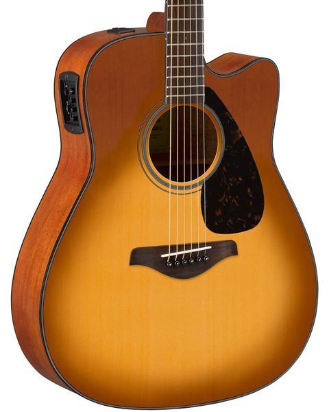 Электроакустическая гитара YAMAHA FGX800C (Sand Burst) 719297602066 фото