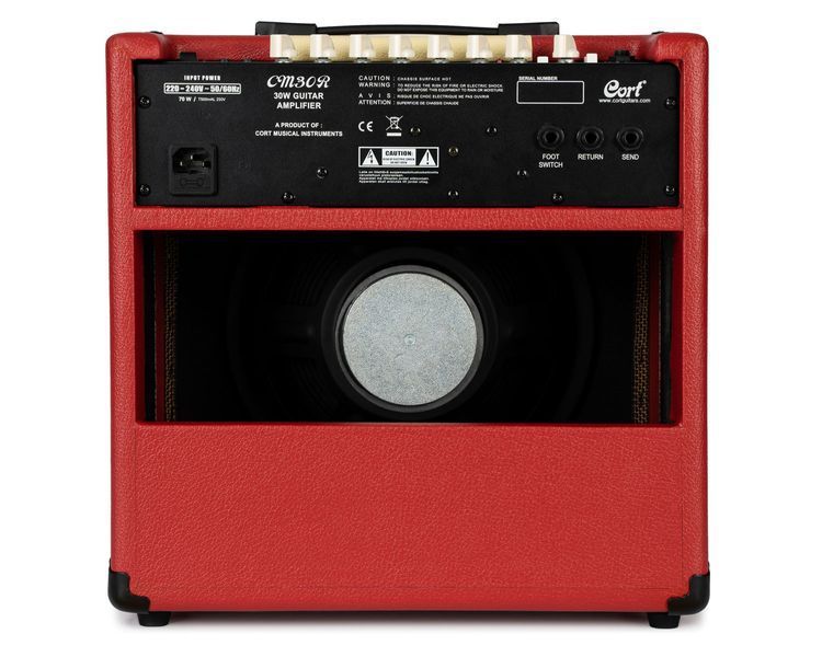 Комбопідсилювач CORT CM30R (Dark Red) 719297601328 фото