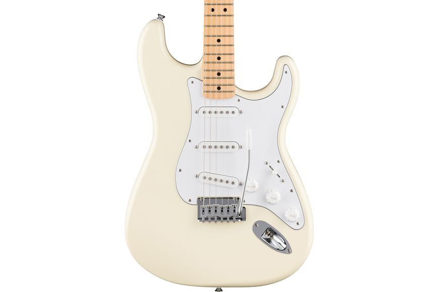 Электрогитара Fender Standard Stratocaster MN Olympic White 719297602490 фото