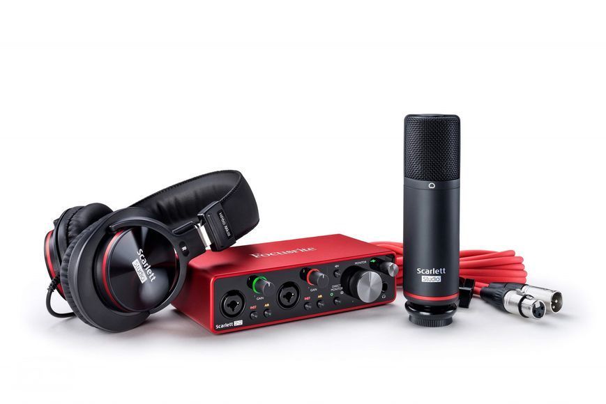 Комплект для звукозапису Focusrite Scarlett 2i2 Studio 3rd Gen 719297600962 фото