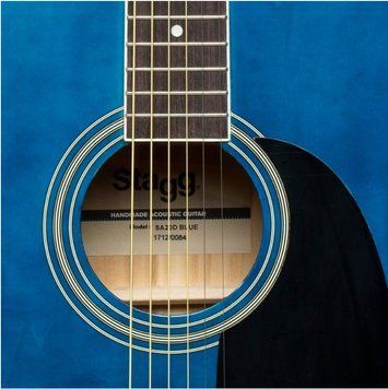 Акустична гітара STAGG SA20D BLUE 719297600829 фото