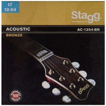 Комплект струн для акустической гитары Stagg AC-1254-BR Бронзовые 719297602548 фото