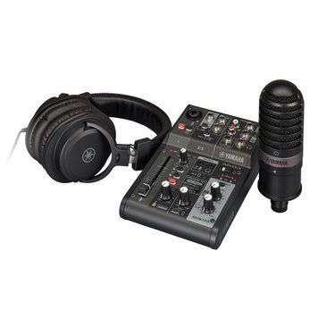 Аудіоінтерфейс YAMAHA AG03MK2 LSPK Live Streaming Pack (Black) 719297601815 фото