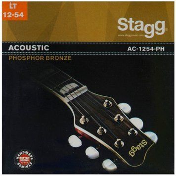 Комплект струн для акустической гитары Stagg AC-1254-PH 719297602549 фото