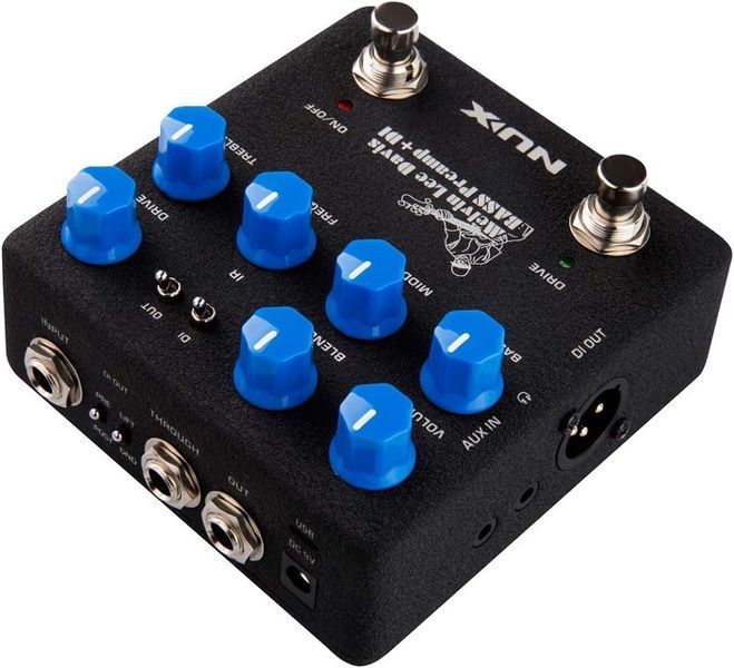 Педаль эффектов NUX MLD Bass Preamp + DI Pedal (NBP-5) 719297601176 фото