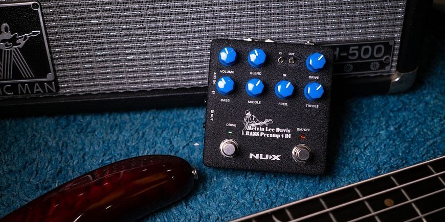 Педаль эффектов NUX MLD Bass Preamp + DI Pedal (NBP-5) 719297601176 фото
