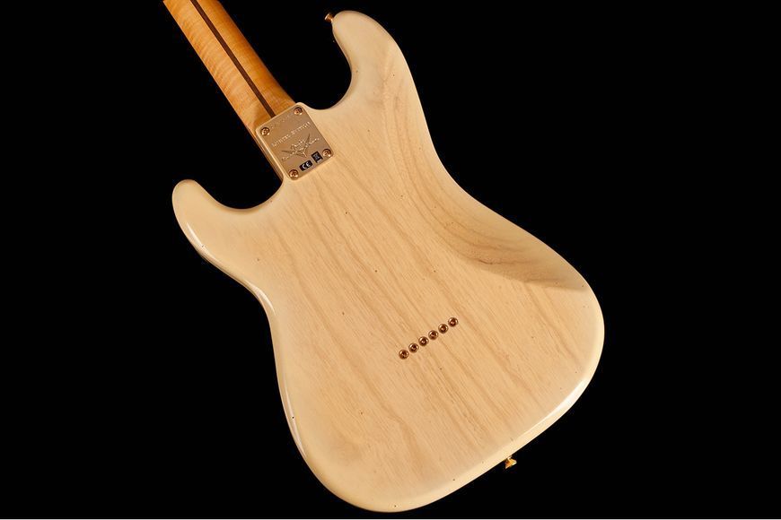 Электрогитара Fender Custom Shop Limited Edition '55 Hardtail Stratocaster Journeyman Relic Gold Hardware Natural Blonde 719297602449 фото