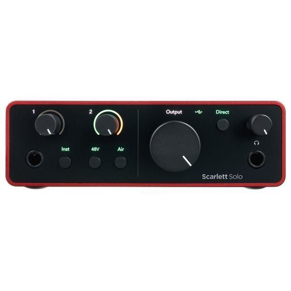 Аудіоінтерфейс Focusrite Scarlett Solo 4th Gen 719297600972 фото