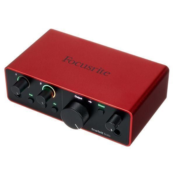 Аудіоінтерфейс Focusrite Scarlett Solo 4th Gen 719297600972 фото
