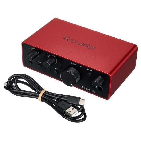 Аудіоінтерфейс Focusrite Scarlett Solo 4th Gen 719297600972 фото