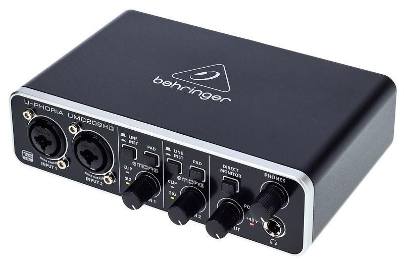 Звукова карта BEHRINGER U-PHORIA UMC202HD 719297600926 фото
