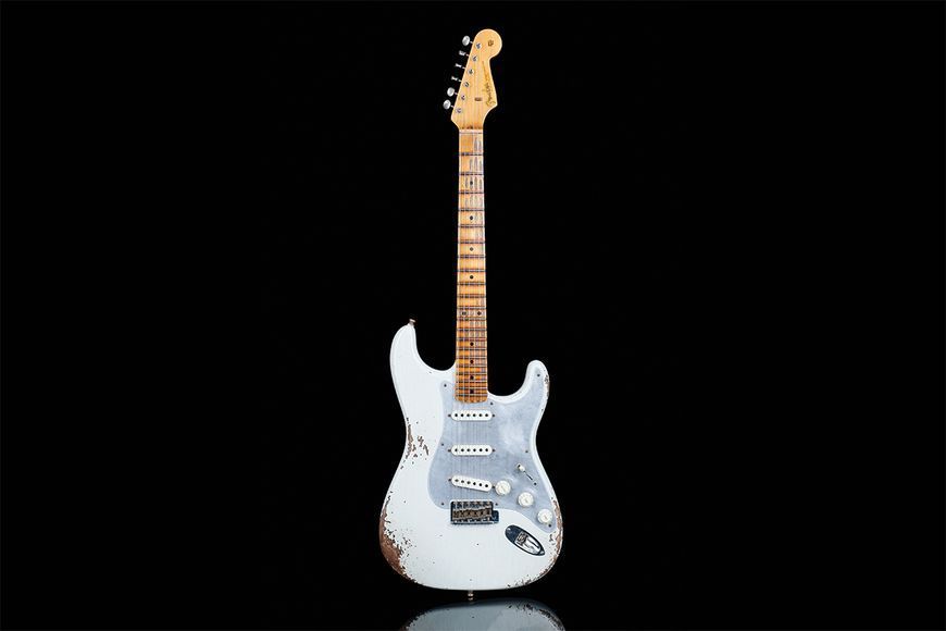 Электрогитара Fender Limited Edition Custom Shop El Diablo '55 Stratocaster Heavy Relic Desert Tan 719297602457 фото