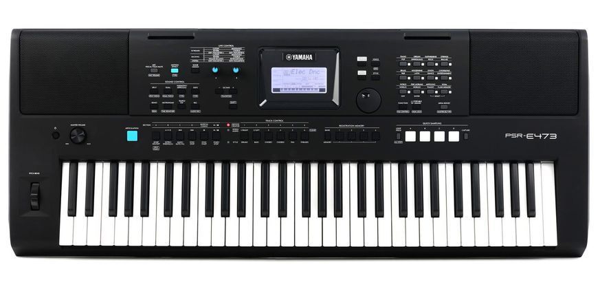 Синтезатор YAMAHA PSR-E473  Стійка до синтезатора у подарунок 719297600087 фото