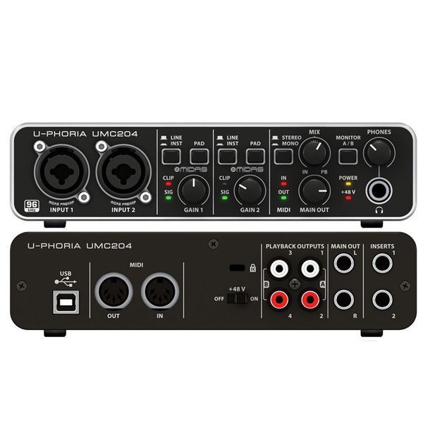 Звукова карта Behringer UMC204 HD 719297600930 фото