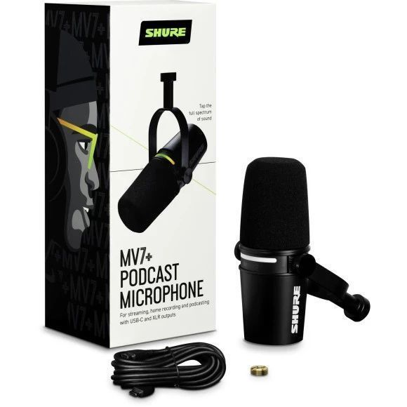 Мікрофон Shure MV7+-K 719297601196 фото