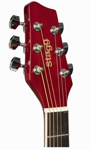 Акустическая гитара STAGG SA20D RED 719297600835 фото