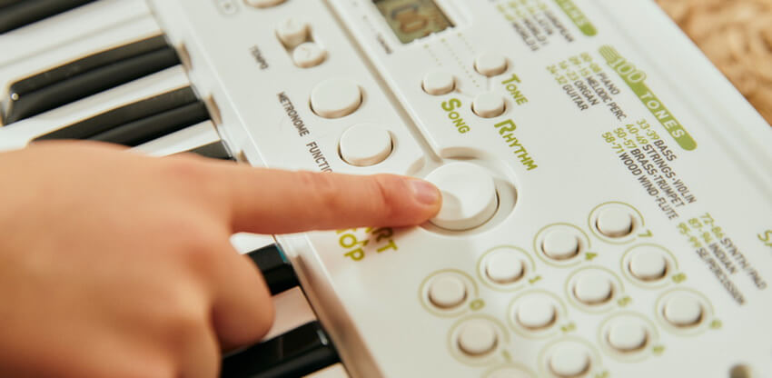 Casio SA-50 метроном и транспонирование -