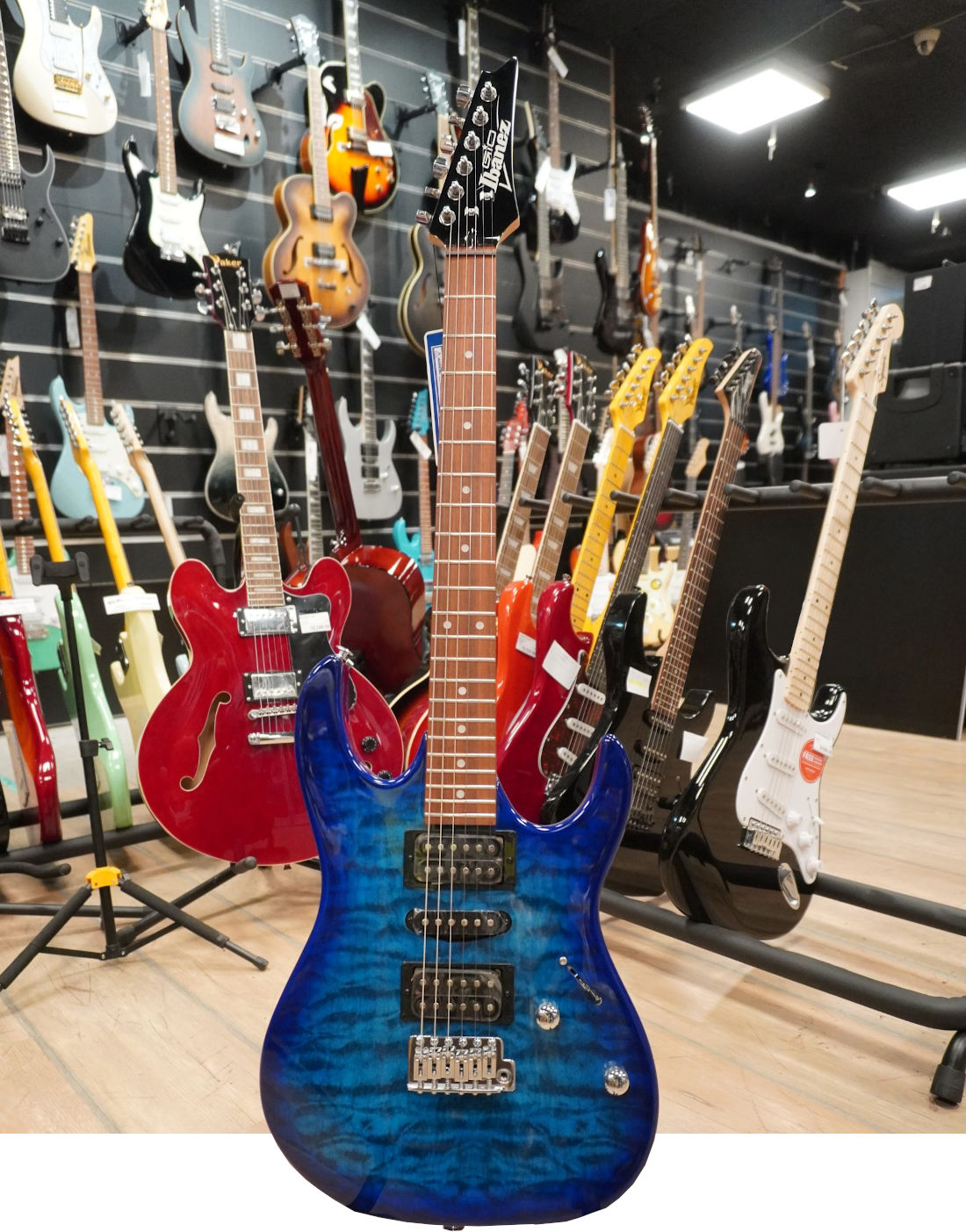 Электрогитара Ibanez GRX70QA-TBB